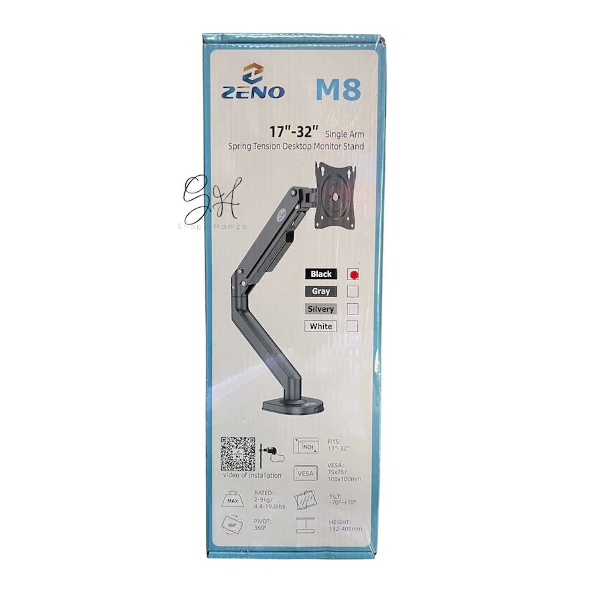 SUPPORT ECRAN ZENO M8 17'-32' 9 kgs max